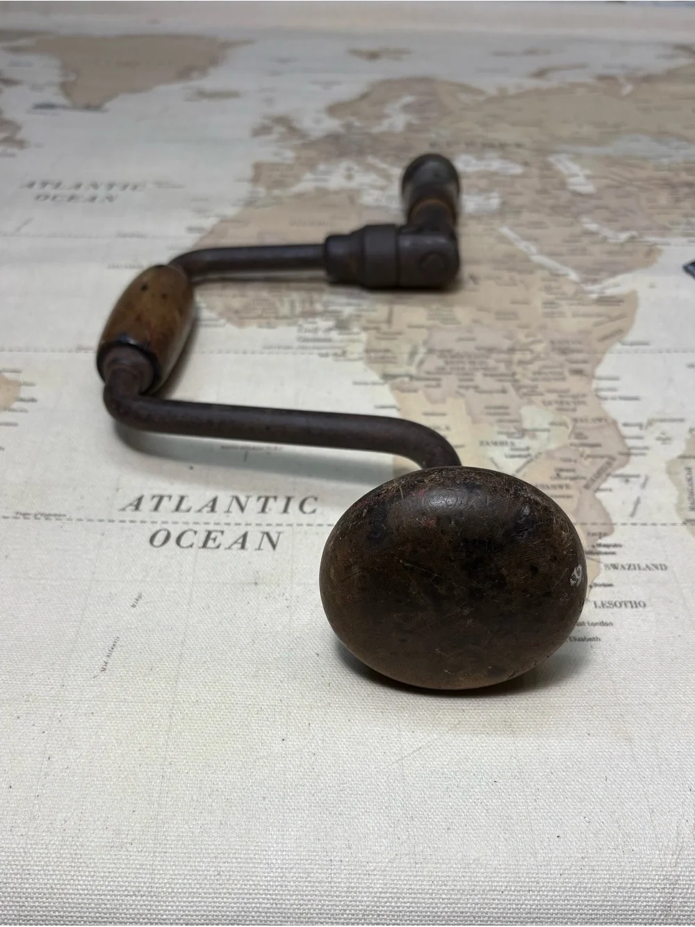 Vintage•Bit & Brace•Manual Hand Drill•Reversible Ratcheting•Old Man•Functional